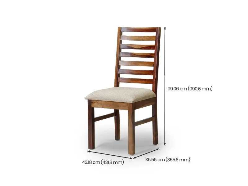 Daisy 6 Seater Dining with Wooden Chair
